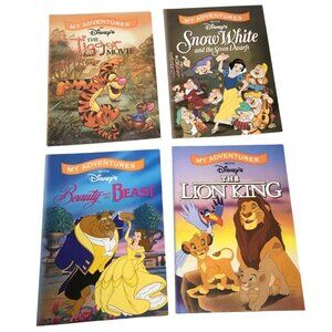 Set Of 4 My Adventures With Disney Storybooks Personalized Name Matthew 2001-02